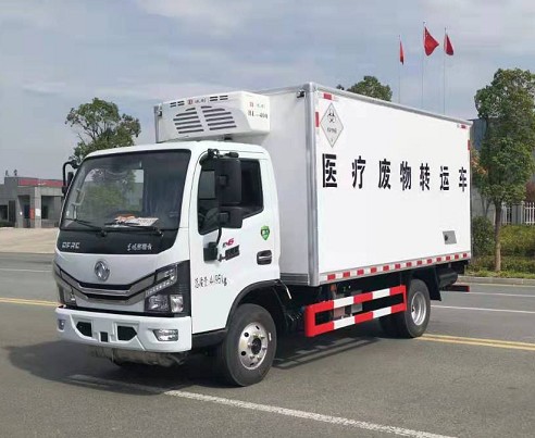 國六東風藍牌醫療廢物轉運車圖片 國六東風藍牌醫療廢物轉運車圖片